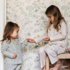 Studio Feder Organic Cotton Pyjamas - Lua Dark Powder Cotton & Linen