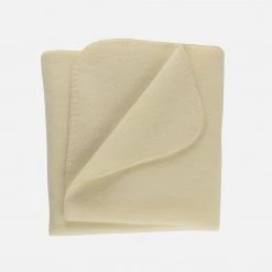 Engel Baby Sleep & Blankets 100% Organic Merino Wool Fleece Swaddle / Baby Blanket - Natural