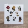 Gemma Koomen Greeting Card - Fine Flower Hats Books & More