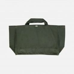 Poudre Organic Organic Cotton Canvas Vigne Tote Bag - Forest Green