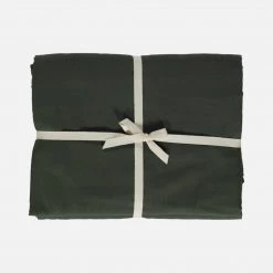 Poudre Organic Home & Baby Care Organic Cotton Blé Duvet Cover - Forest Green - Various Sizes