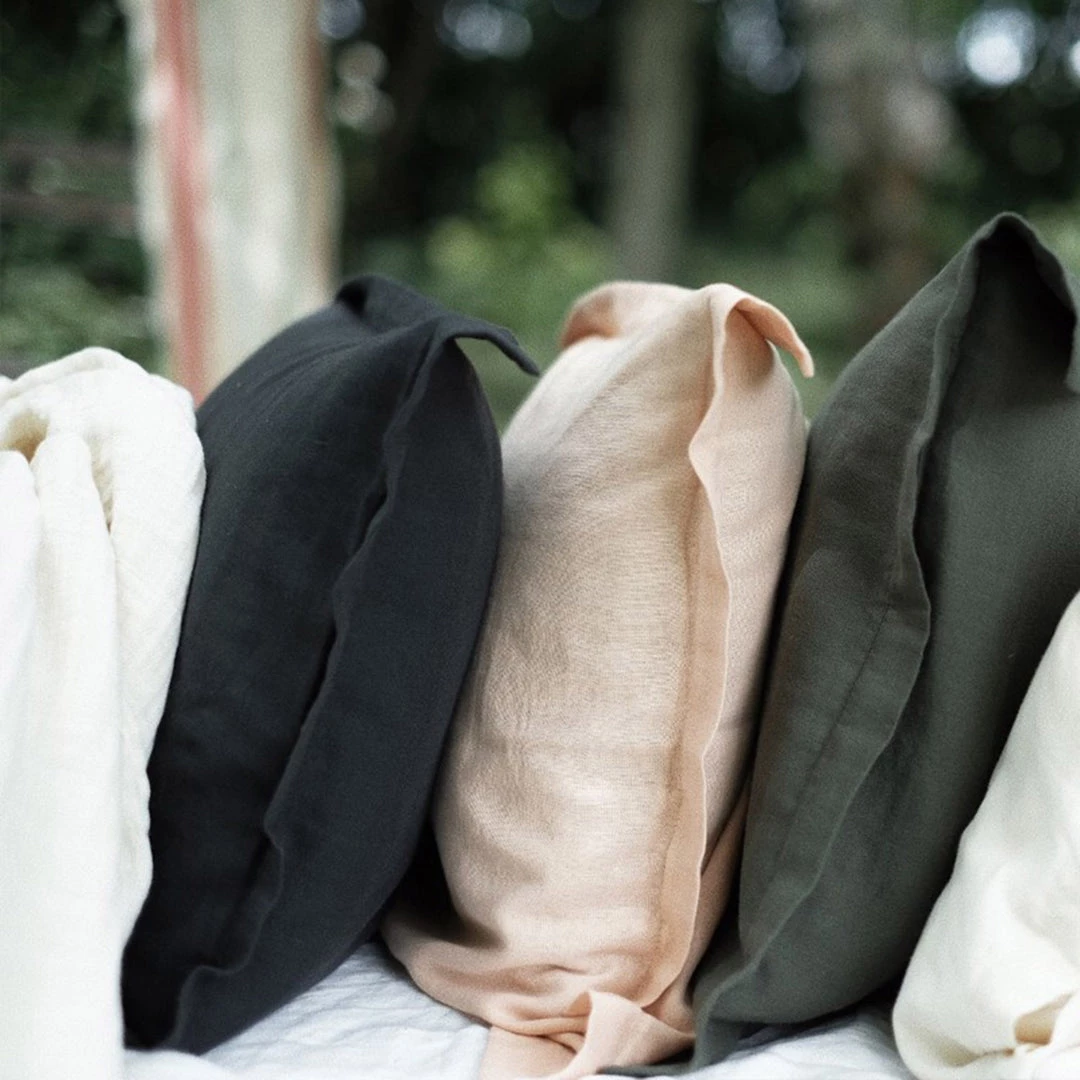 Poudre Organic Organic Cotton Tamaris Pillow Case - Forest Green - Various Sizes Home & Baby Care 9 Poudre Organic Organic Cotton Tamaris Pillow Case - Forest Green - Various Sizes Home & Baby Care