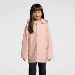 Stutterheim Cotton & Linen Mini Raincoat - Pale Pink