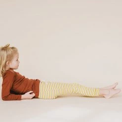 Mabo Cotton & Linen Organic Cotton LS Lap Tee - Chestnut