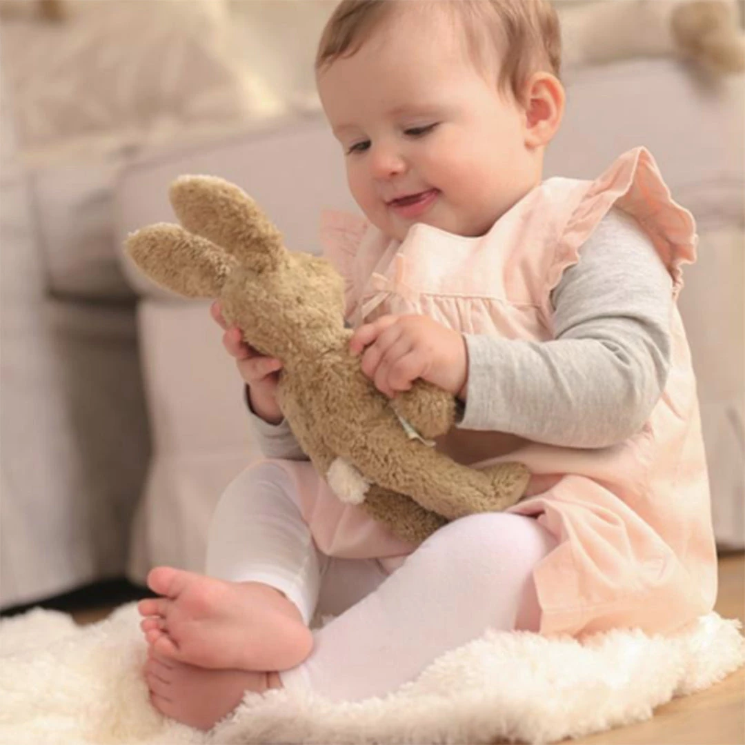 Senger Baby Gifts Organic Cotton Baby Rabbit - Beige 4 Senger Baby Gifts Organic Cotton Baby Rabbit - Beige