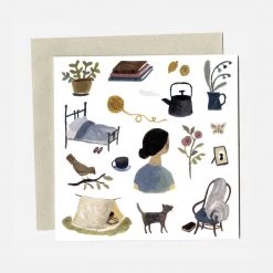 Gemma Koomen Greeting Card - A Slow Start To The Day