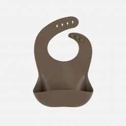 Bonét Et Bonét Home & Baby Care Soft Silicone Bib - Almond