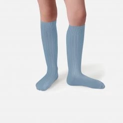 Collegien Babies & Kids Cotton Knee Socks - Azure