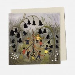Gemma Koomen Greeting Card - In And Out The Dusky Bluebells