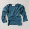 Mabo Organic Cotton LS Lap Tee - Azure 1 Mabo Organic Cotton LS Lap Tee - Azure