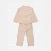Studio Feder Organic Cotton Pyjamas - Lua Dark Powder Cotton & Linen