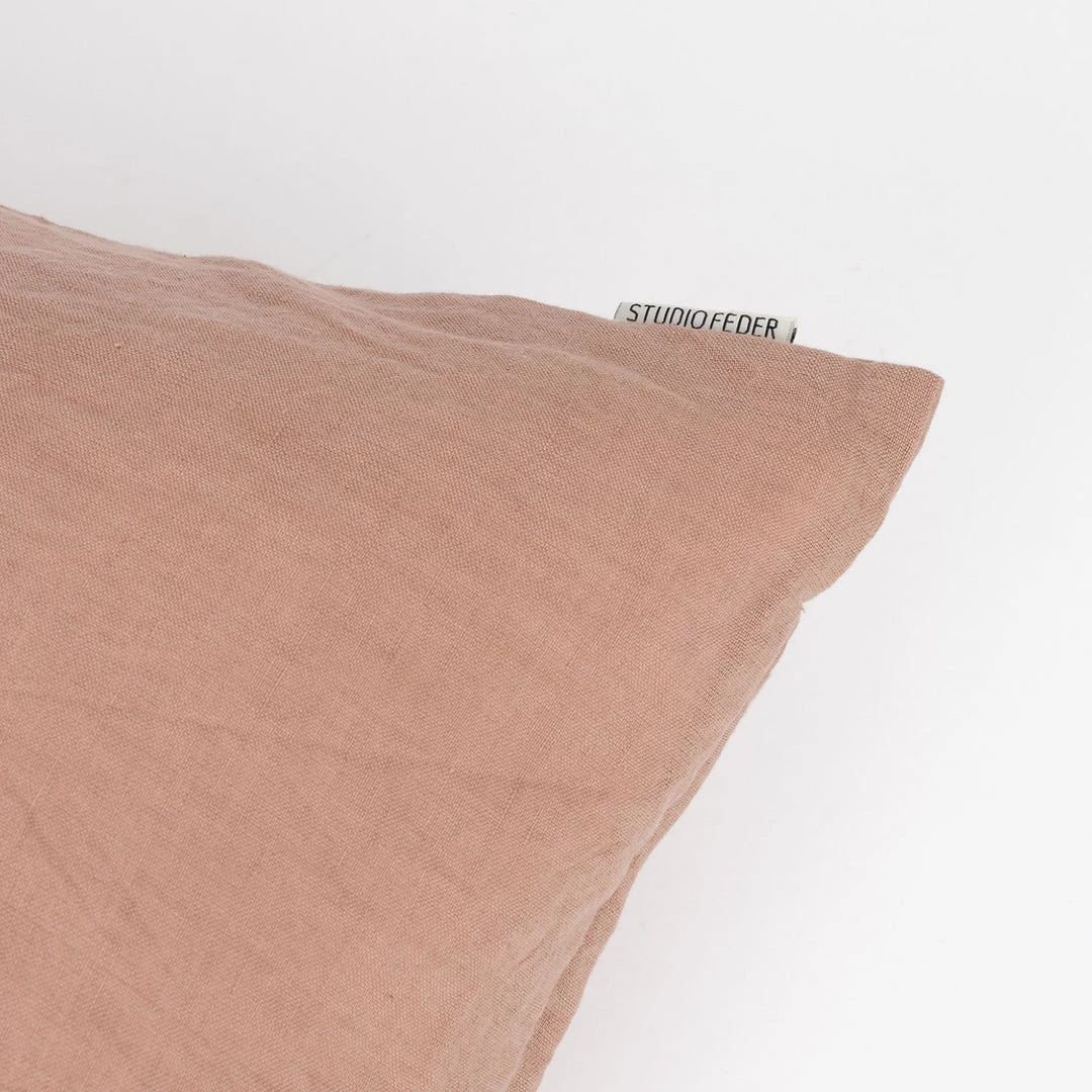 Studio Feder Cotton/Linen Cushion & Cover - Dark Powder 4 Studio Feder Cotton/Linen Cushion & Cover - Dark Powder