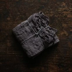 Whole Hand Dyed Organic Linen Wina Muslin Scarf - Many Colours