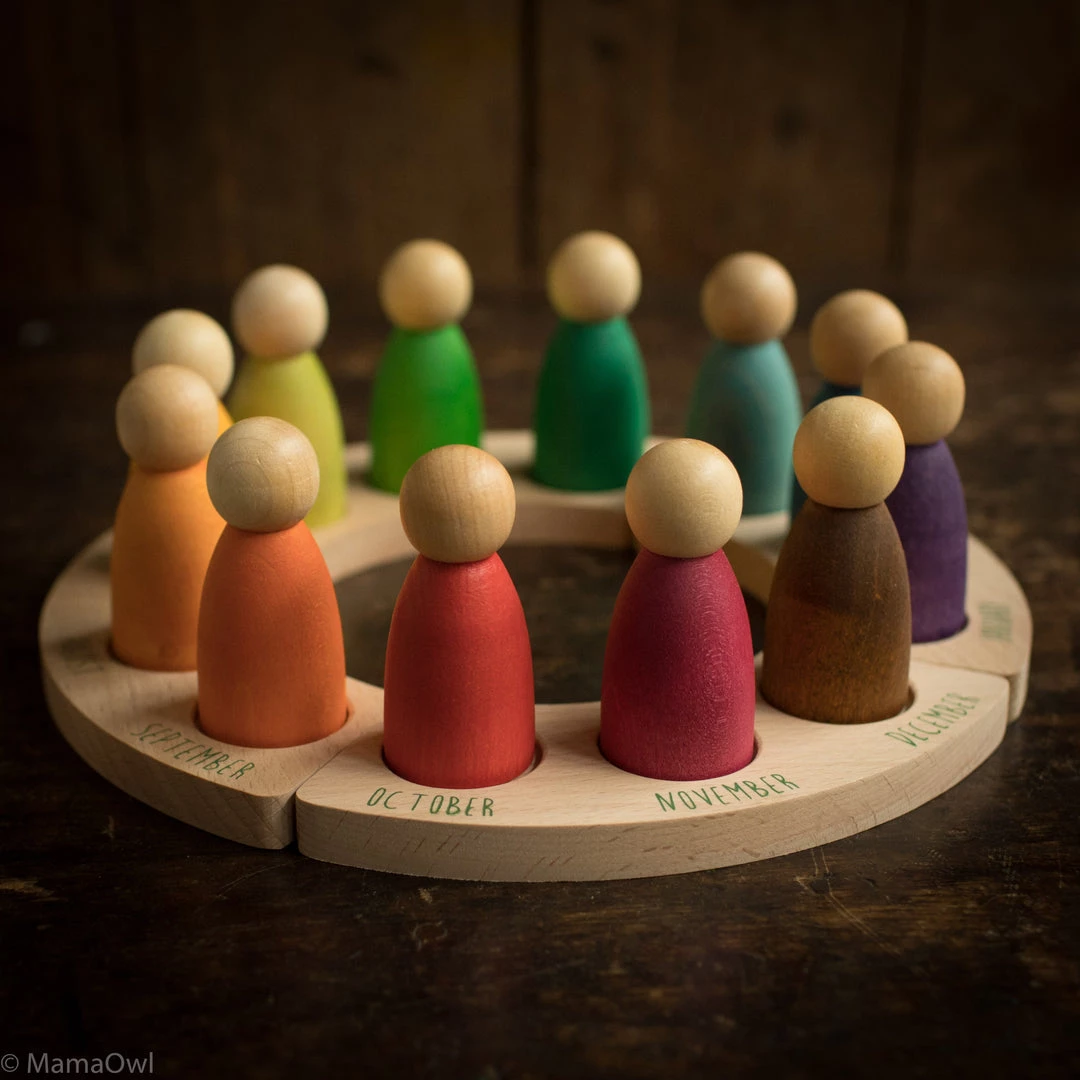 Grapat Wooden Perpetual Calendar Toys 4 Grapat Wooden Perpetual Calendar Toys