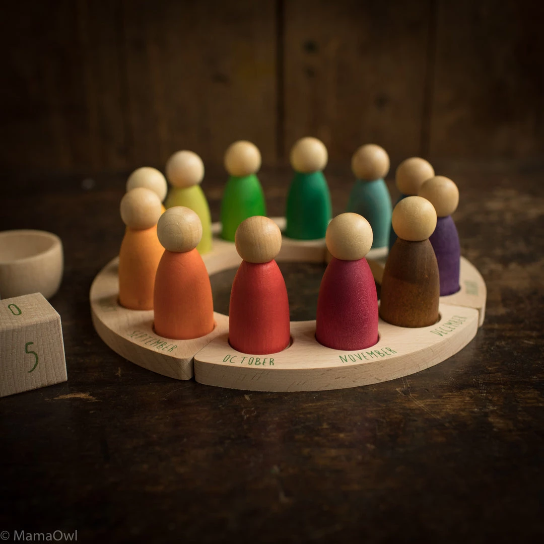 Grapat Wooden Perpetual Calendar Toys 8 Grapat Wooden Perpetual Calendar Toys