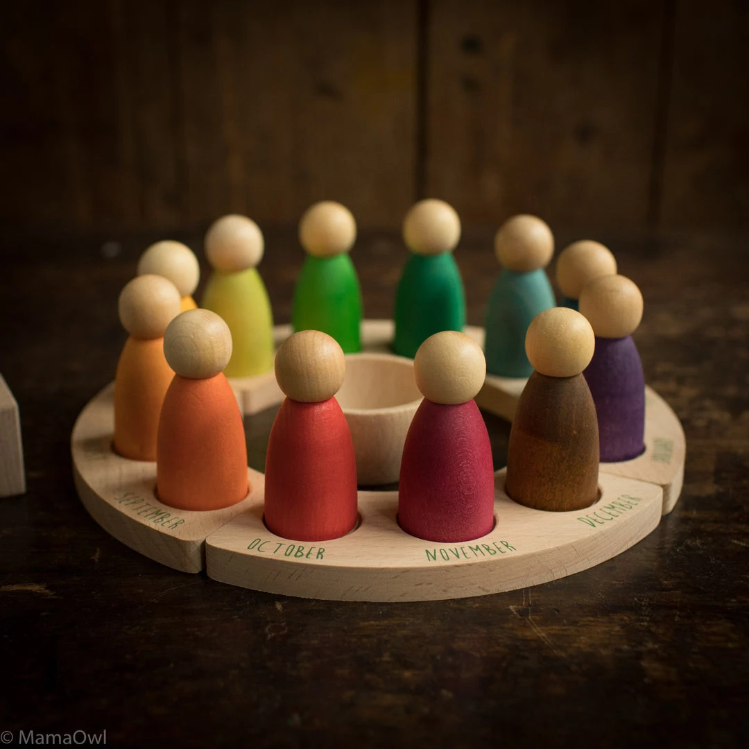 Grapat Wooden Perpetual Calendar Toys 9 Grapat Wooden Perpetual Calendar Toys