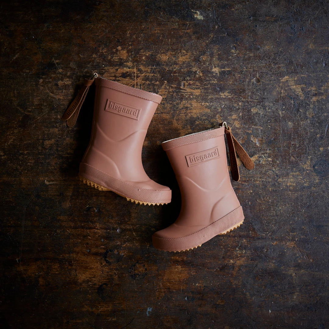 Bisgaard Shoes Natural Rubber Boots - Old Rose 3 Bisgaard Shoes Natural Rubber Boots - Old Rose