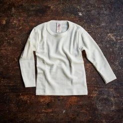 Engel 100% Organic Merino Wool LS Top - Natural