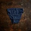 Engel Adults Women's Organic Cotton Rib Bikini Briefs - Indigo