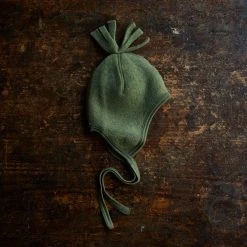 Engel 100% Organic Merino Wool Fleece Hat - Reed Melange Baby Wool
