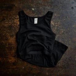 Engel Women's Organic Merino Wool & Silk Maternity Top - Black Adults