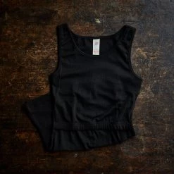 Engel Women's Organic Merino Wool & Silk Maternity Top - Black Adults