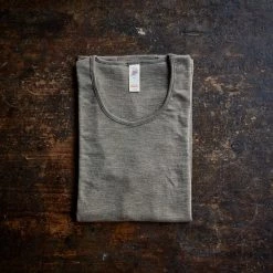 Engel Women's Organic Merino Wool & Silk LS Top - Walnut