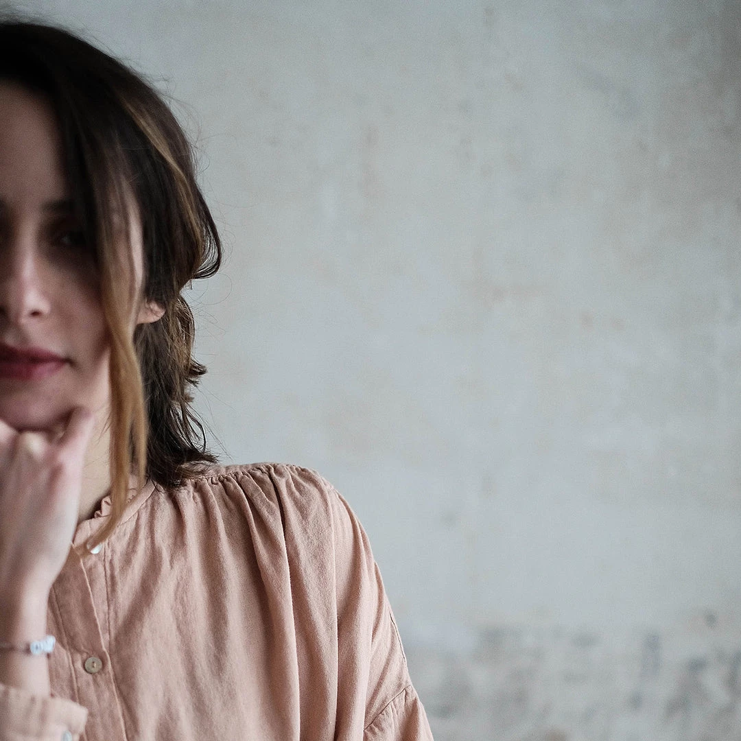 Poudre Organic Adults Women's Organic Cotton Amande Blouse - Maple Sugar 5 Poudre Organic Adults Women's Organic Cotton Amande Blouse - Maple Sugar