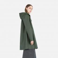 Stutterheim Women's Classic Mosebacke Raincoat - Green