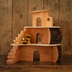 Magic Wood Toys Handmade Small Wooden Treehouse