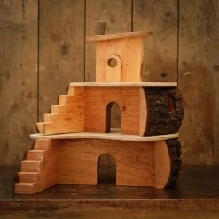 Magic Wood Toys Handmade Small Wooden Treehouse