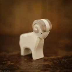 Ostheimer Handcrafted White Ram Toys