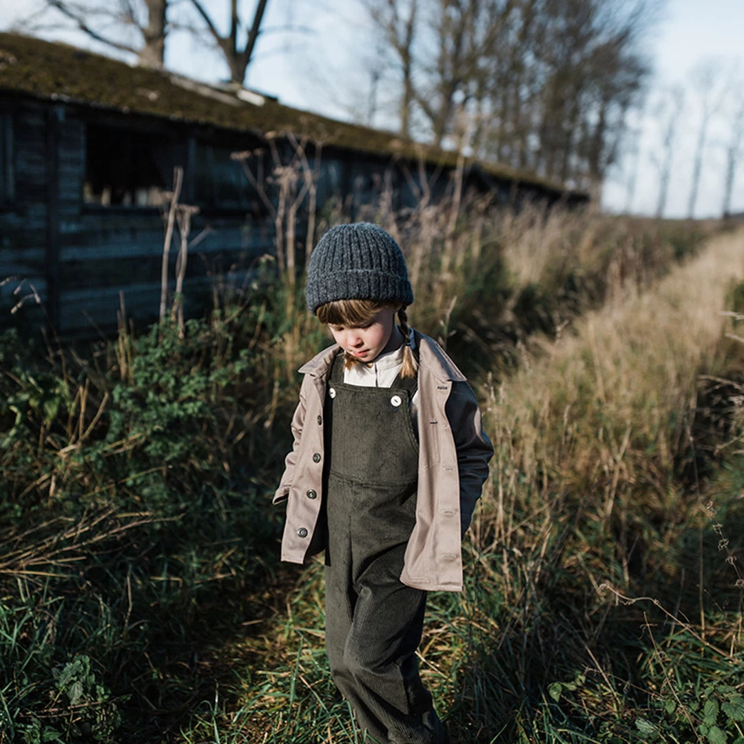 Monty & Co Cotton Corduroy Docker Overall - Olive 3 Monty & Co Cotton Corduroy Docker Overall - Olive