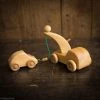 Wooden Toys Wooden Small Tow Car With Small Car 2 Wooden Toys Wooden Small Tow Car With Small Car