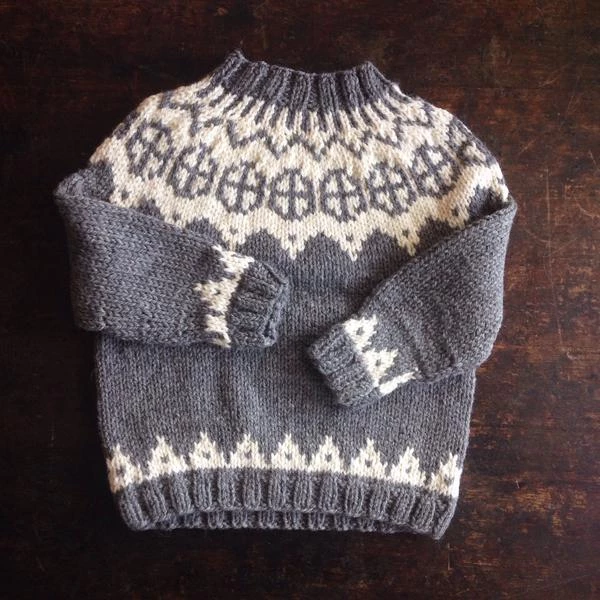 Mormor.nu Hand Knit Wool/Alpaca Palle Sweater - Light Grey Tops & Sweaters 3 Mormor.nu Hand Knit Wool/Alpaca Palle Sweater - Light Grey Tops & Sweaters