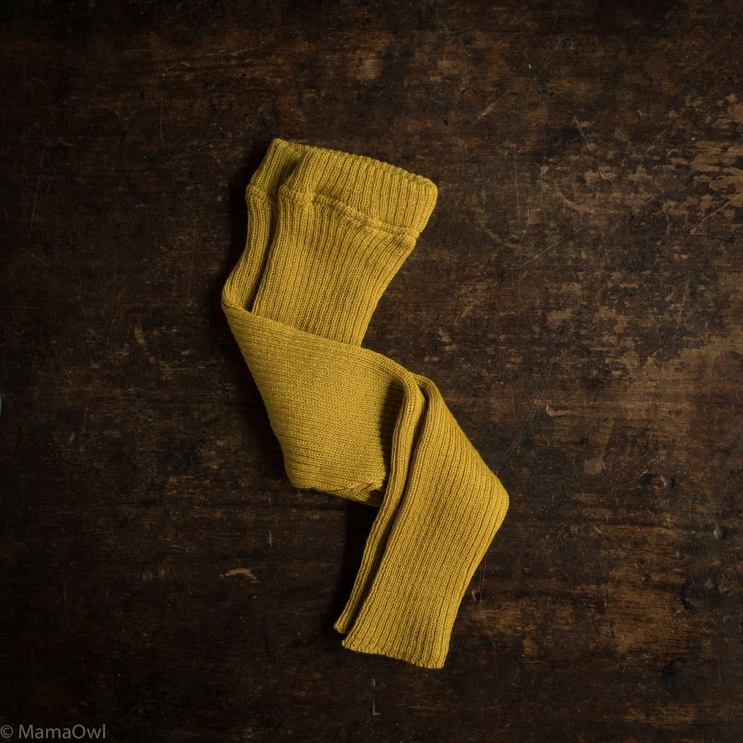 Disana Baby Wool Organic Merino Wool Leggings/Trousers - Curry 3 Disana Baby Wool Organic Merino Wool Leggings/Trousers - Curry