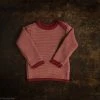 Disana Organic Merino Wool Baby Jumper - Bordeaux/Rose