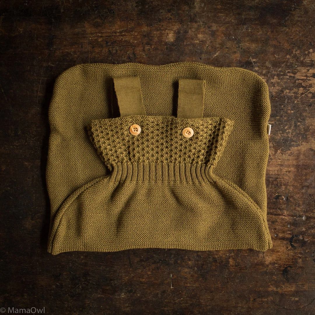 Disana Knitted Organic Merino Wool Sleeping Bag - Gold 3 Disana Knitted Organic Merino Wool Sleeping Bag - Gold