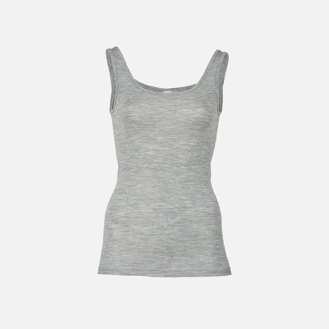 Engel Women's Organic Merino Wool & Silk Sleeveless Top - Grey 4 Engel Women's Organic Merino Wool & Silk Sleeveless Top - Grey