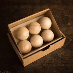 Grapat Toys Wooden Big Balls - 6 Pieces