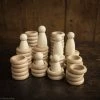 Grapat Wooden Natural Nins, Rings & Coins - 48 Pieces