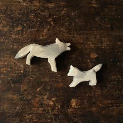 Ostheimer Handcrafted Small Wolf Toys