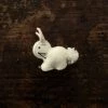 Gluckskafer Toys Handmade Wool Felt Rabbit - White 2 Gluckskafer Toys Handmade Wool Felt Rabbit - White
