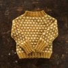 Mormor.nu Hand Knit Wool Knud Sweater- Mustard Tops & Sweaters