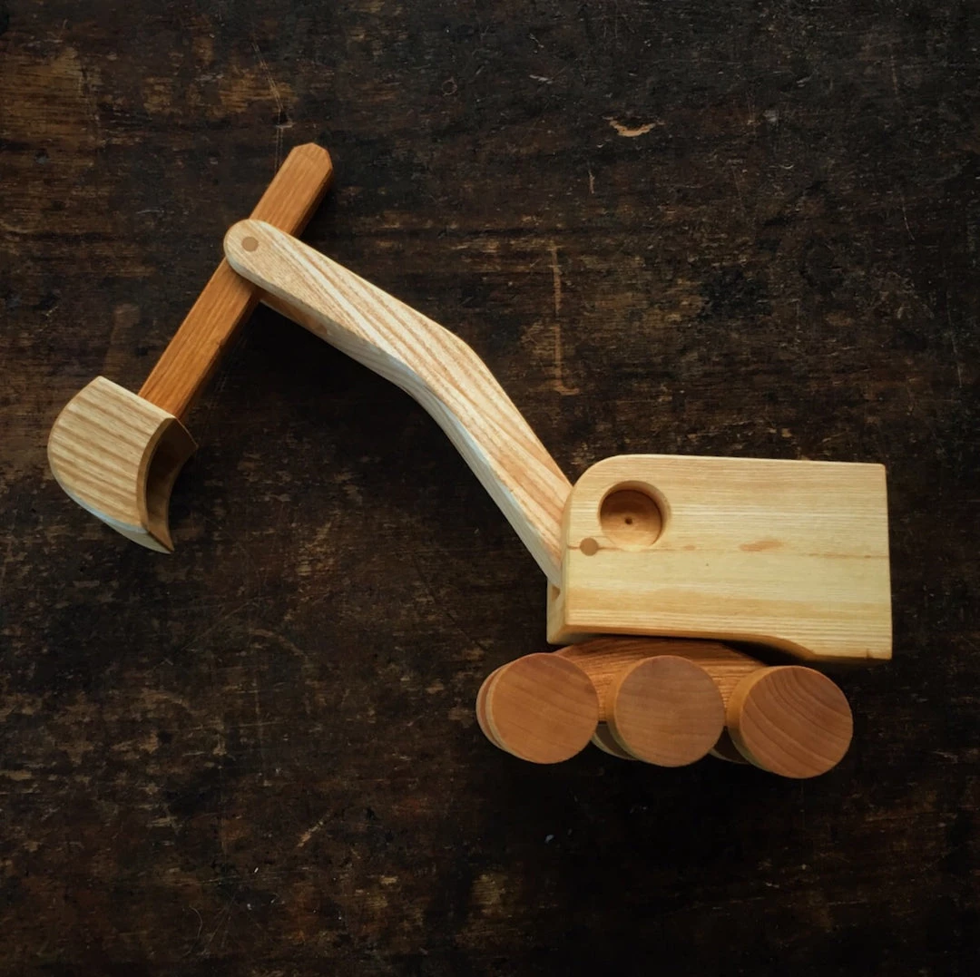 Wooden Toys Handmade Large Handmade Wooden Excavator 3 Wooden Toys Handmade Large Handmade Wooden Excavator
