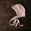 Cosilana Organic Merino Wool/Cotton/Silk Bonnet - Pale Pink Baby Wool 2 Cosilana Organic Merino Wool/Cotton/Silk Bonnet - Pale Pink Baby Wool