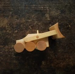 Wooden Toys Handmade Wooden Bulldozer