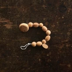 HEIMESS Soother Wooden Chain Clip/Holder