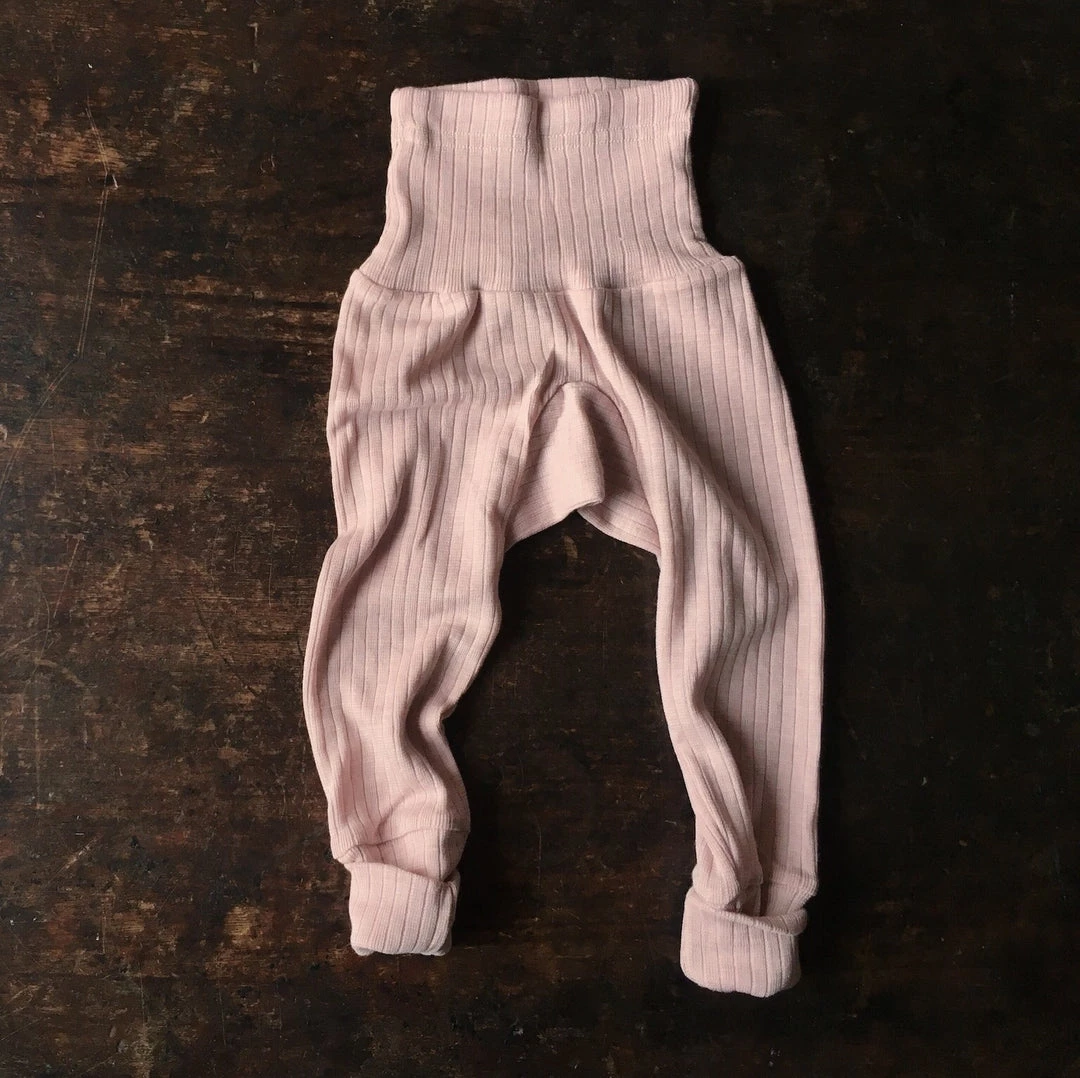 Cosilana Organic Merino Wool/Cotton/Silk Baby Pants - Pale Pink Baby Wool 3 Cosilana Organic Merino Wool/Cotton/Silk Baby Pants - Pale Pink Baby Wool