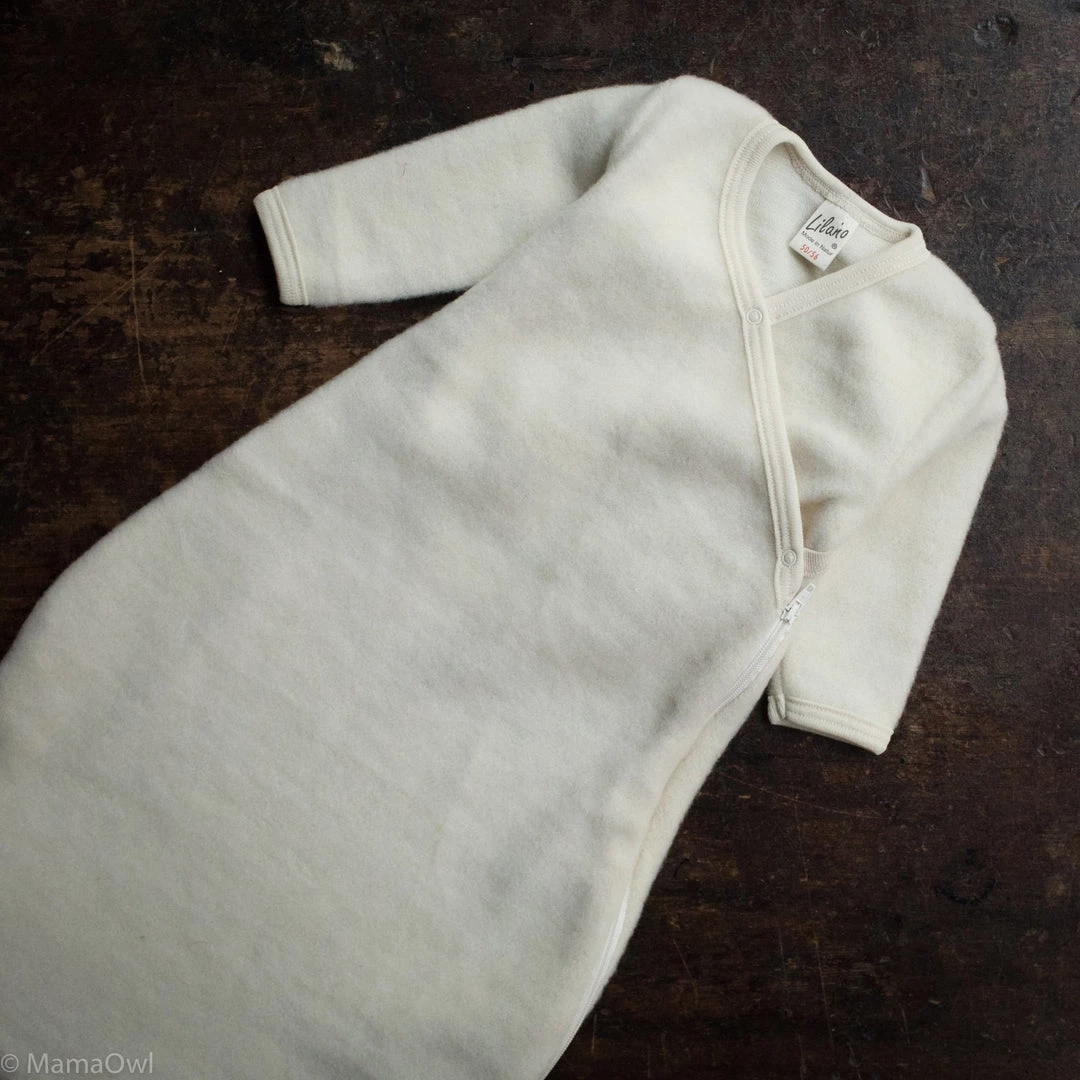 Lilano Organic Merino Brushed Terry Wrap Sleeping Bag - Natural Baby Sleep & Blankets 3 Lilano Organic Merino Brushed Terry Wrap Sleeping Bag - Natural Baby Sleep & Blankets